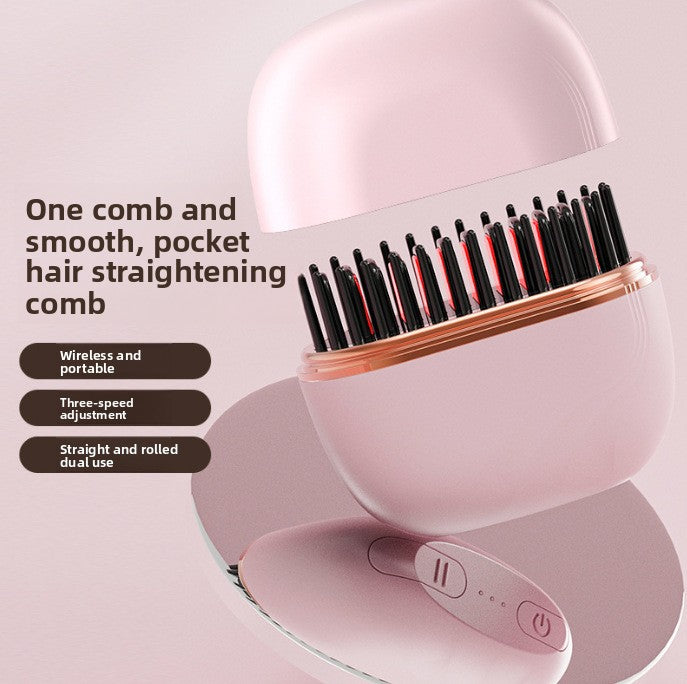 Wireless Dual Use Hair Straightener and Curler