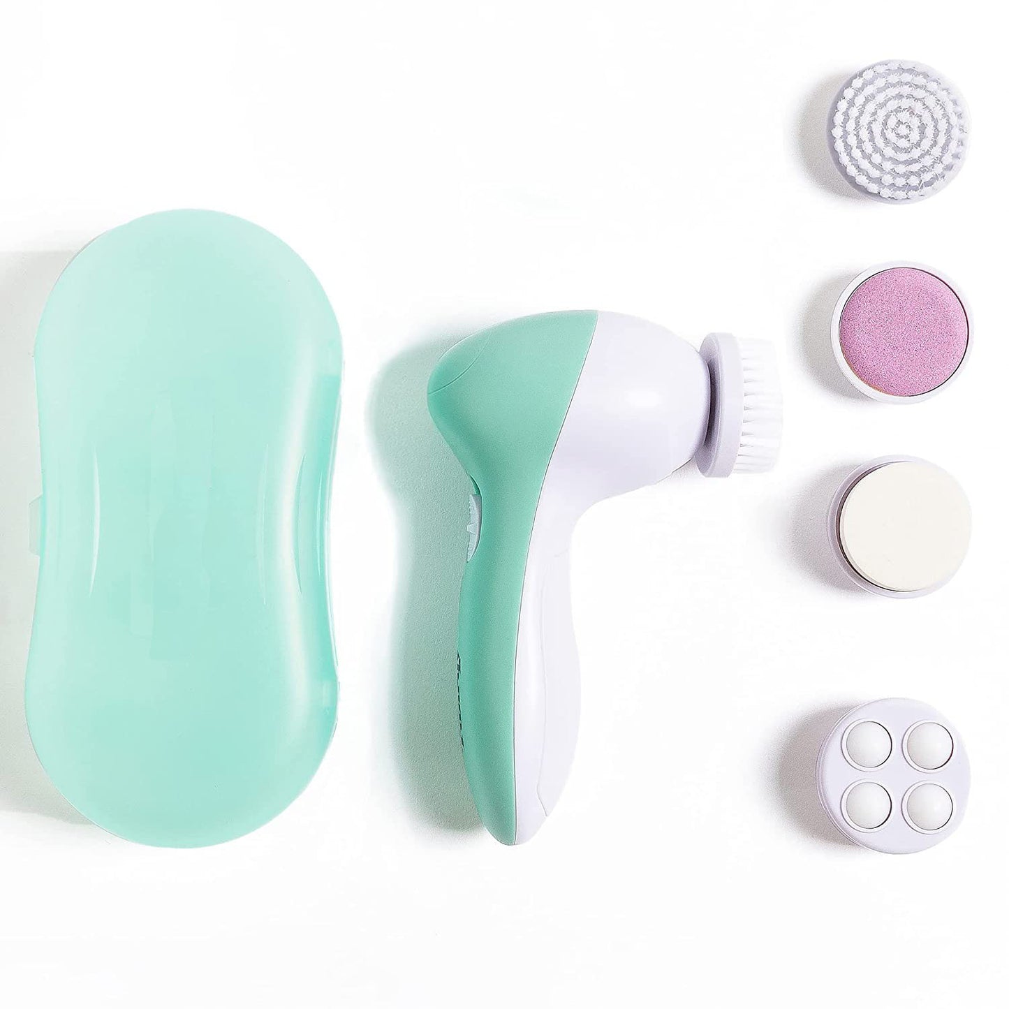 Electric Facial Cleansing Brush 4-in-1 Rotating Makeup Remover