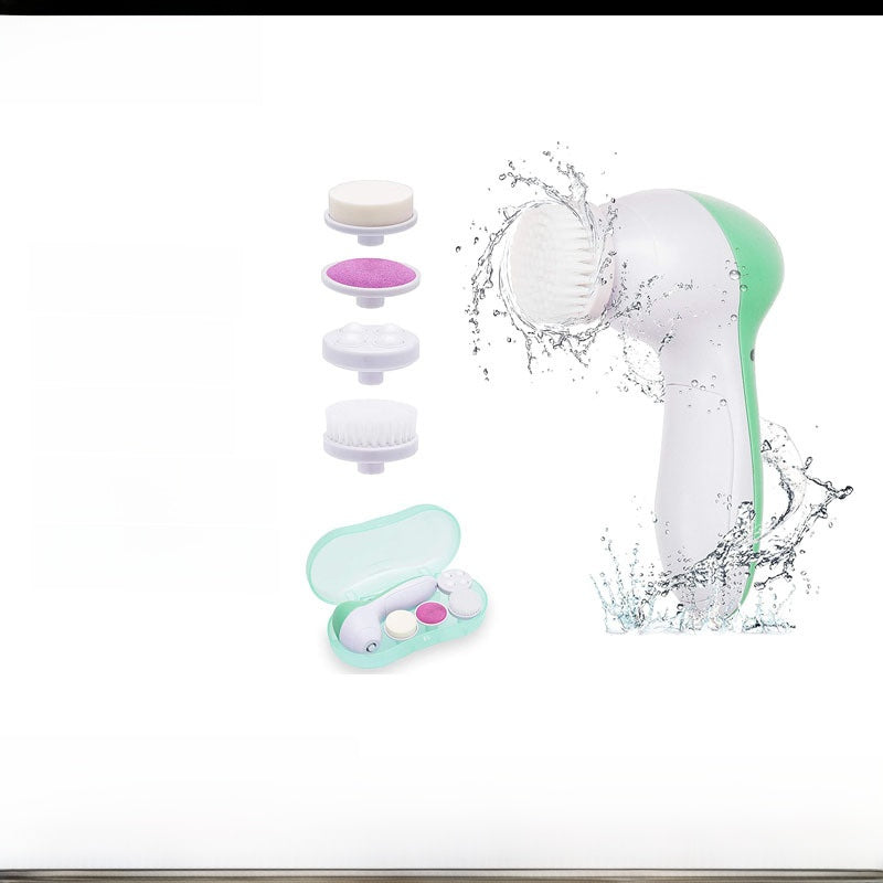 Electric Facial Cleansing Brush 4-in-1 Rotating Makeup Remover