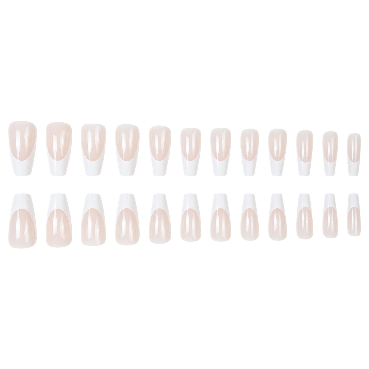 Simple French False Nails Wearable