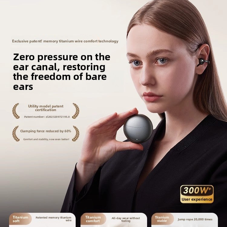 Bluetooth ear clip headphones
