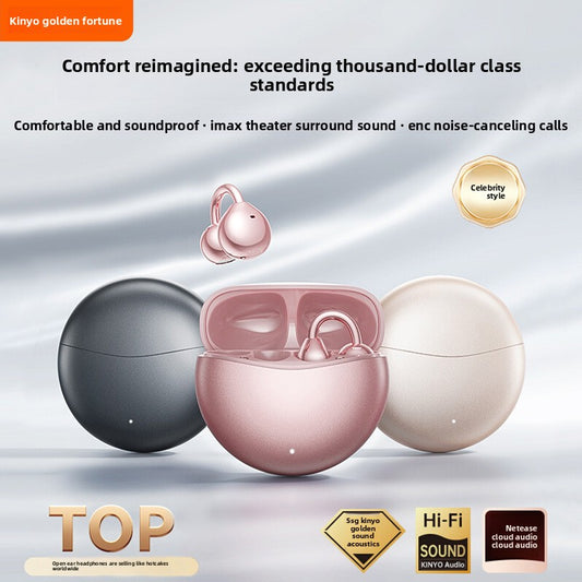 Bluetooth ear clip headphones