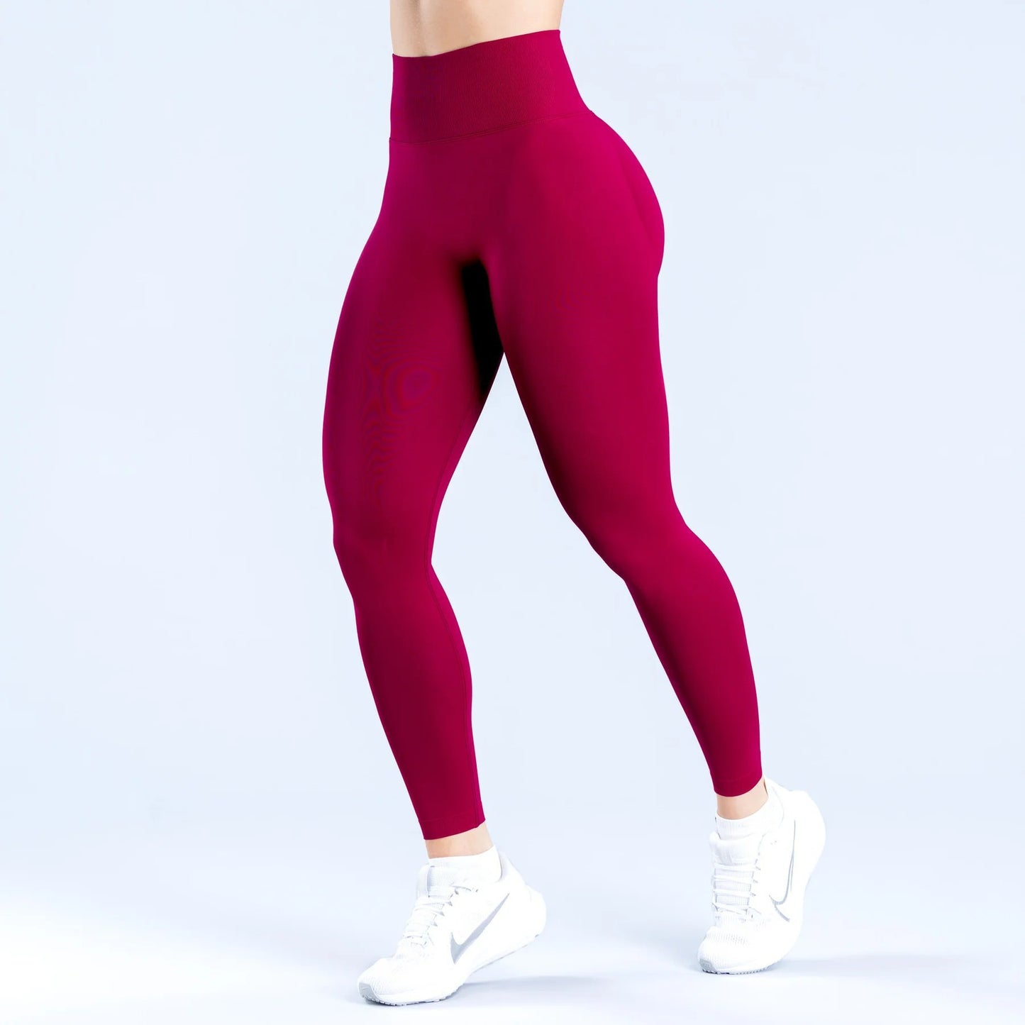 Seamless Butt-Lifting Yoga Pants with Ruching