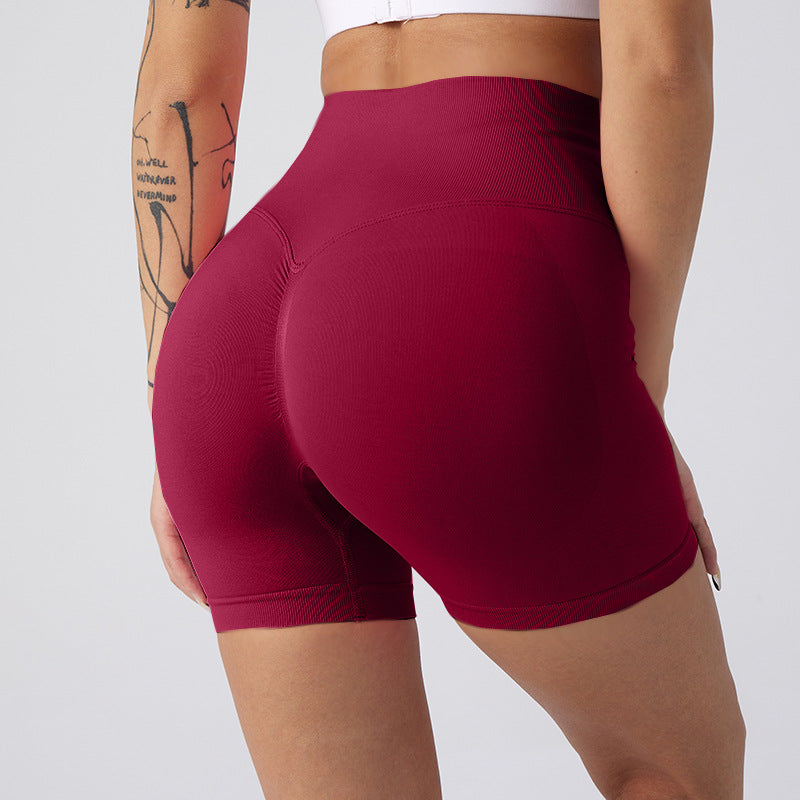 High-Waisted Butt-Lifting Fitness Shorts for Women